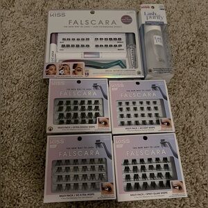 Kiss Falscara Lash Extensions & Refills Bundle